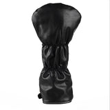 Black& White PU Flag Driver Head Cover
