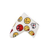 White pu Cartoon Stickers Blade Head Cover