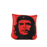 Red PU Face Square Head Cover