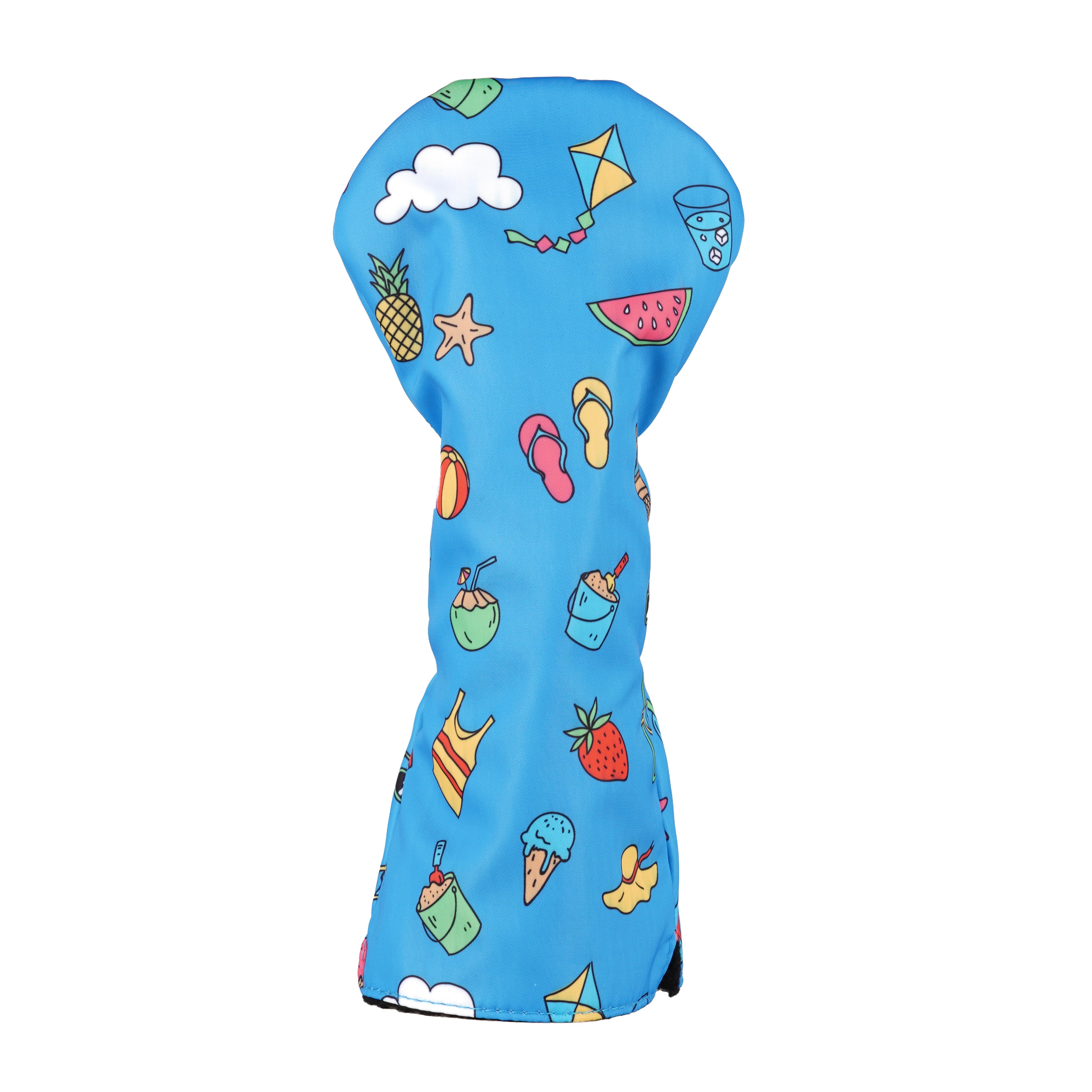 Blue Fabric Sun Waterlemon Irc-cream Driver Head Cover