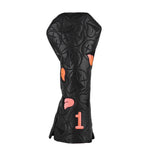 Pink Fluorescent Line Tongue Driver Head Cover