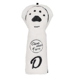 Long Plush Bear Paw Wood Head Cover Set