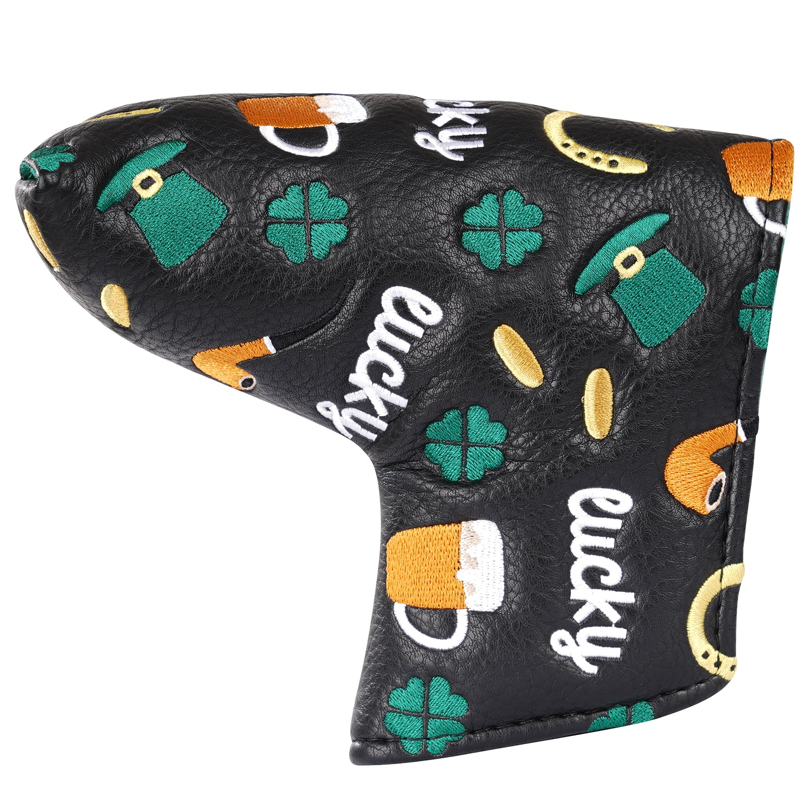 Black PU Cup Tobacco Pipe Blade Head Cover