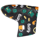 Black PU Cup Tobacco Pipe Blade Head Cover