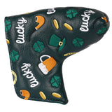 Dark Green PU Cup Tobacco Pipe Blade Head Cover