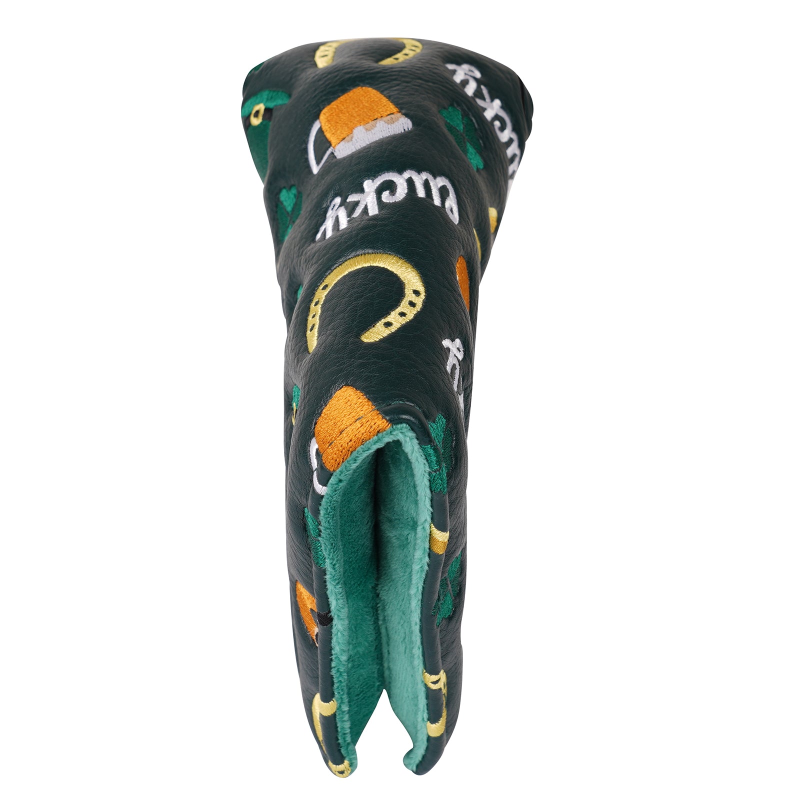 Dark Green PU Cup Tobacco Pipe Blade Head Cover