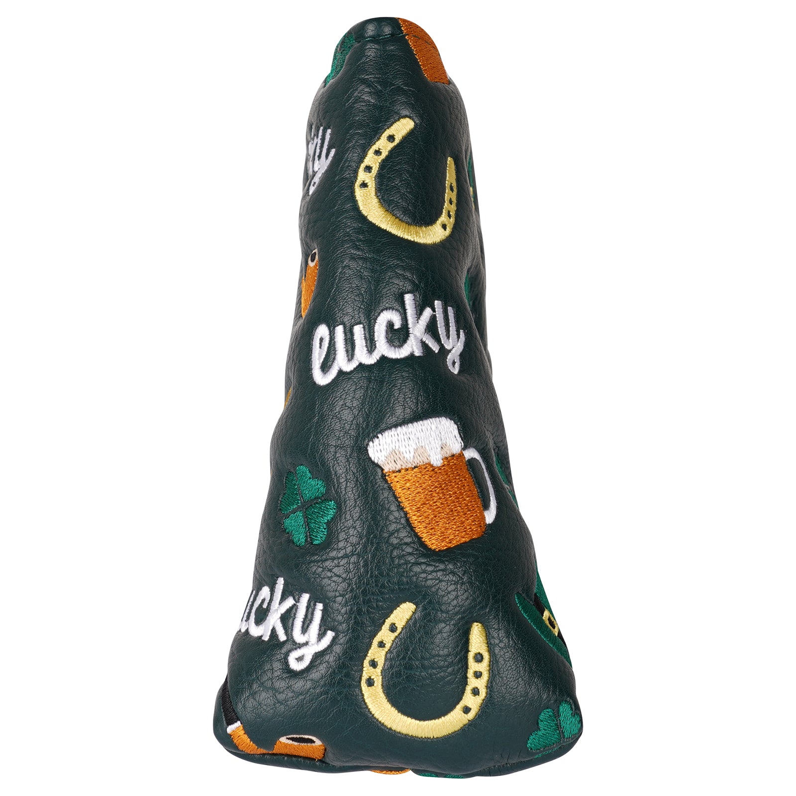 Dark Green PU Cup Tobacco Pipe Blade Head Cover