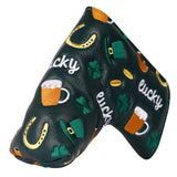 Dark Green PU Cup Tobacco Pipe Blade Head Cover
