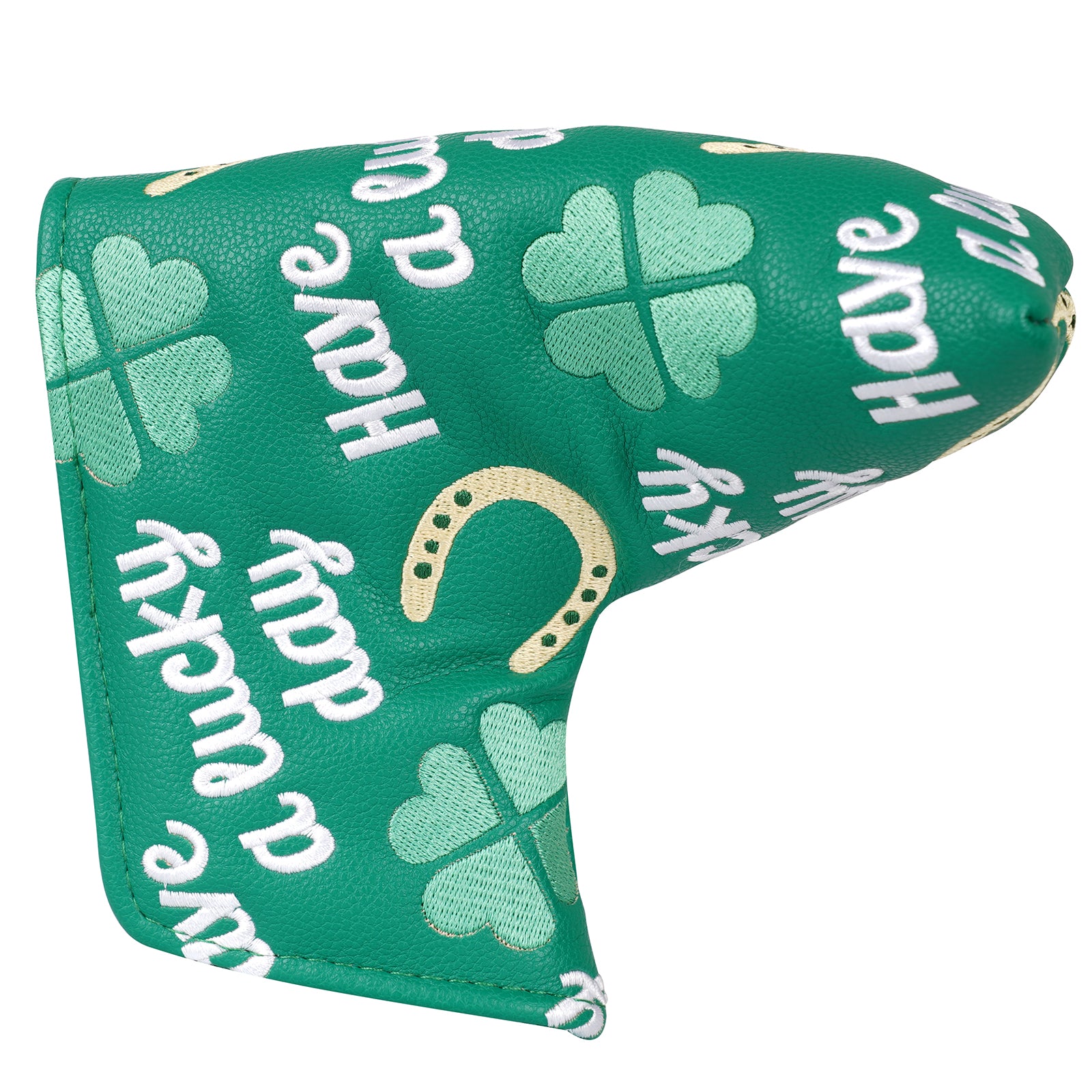 Green Have a Lucky Day Blade Putter Head Cover