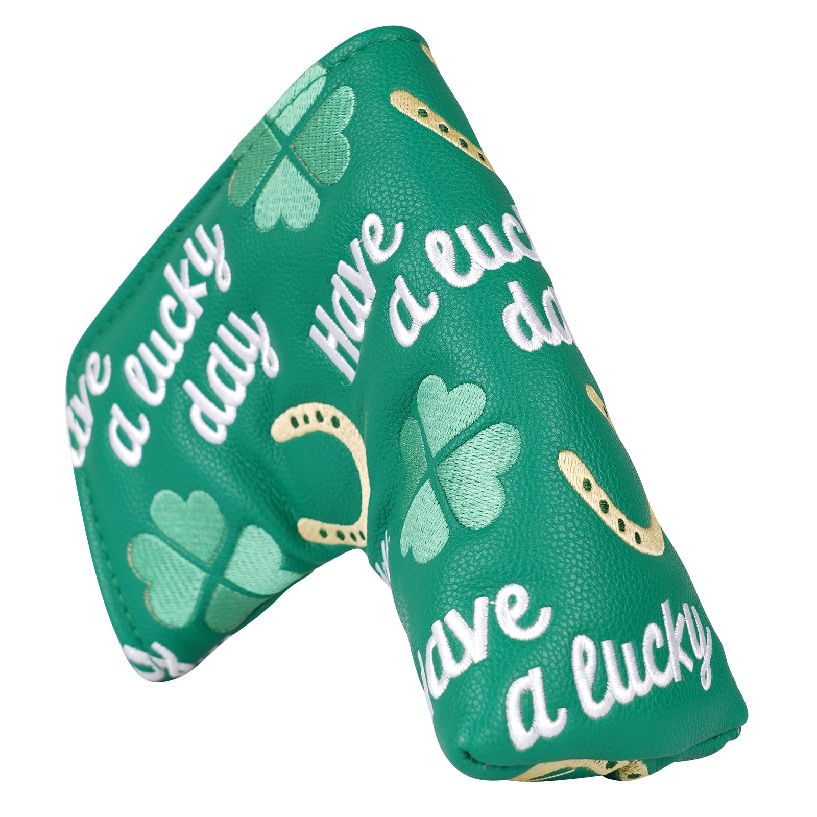 Green Have a Lucky Day Blade Putter Head Cover