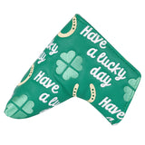 Green Have a Lucky Day Blade Putter Head Cover