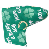 Green Have a Lucky Day Blade Putter Head Cover