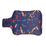 Dark Blue Feather Square Putter Cover