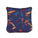 Dark Blue Feather Square Putter Cover