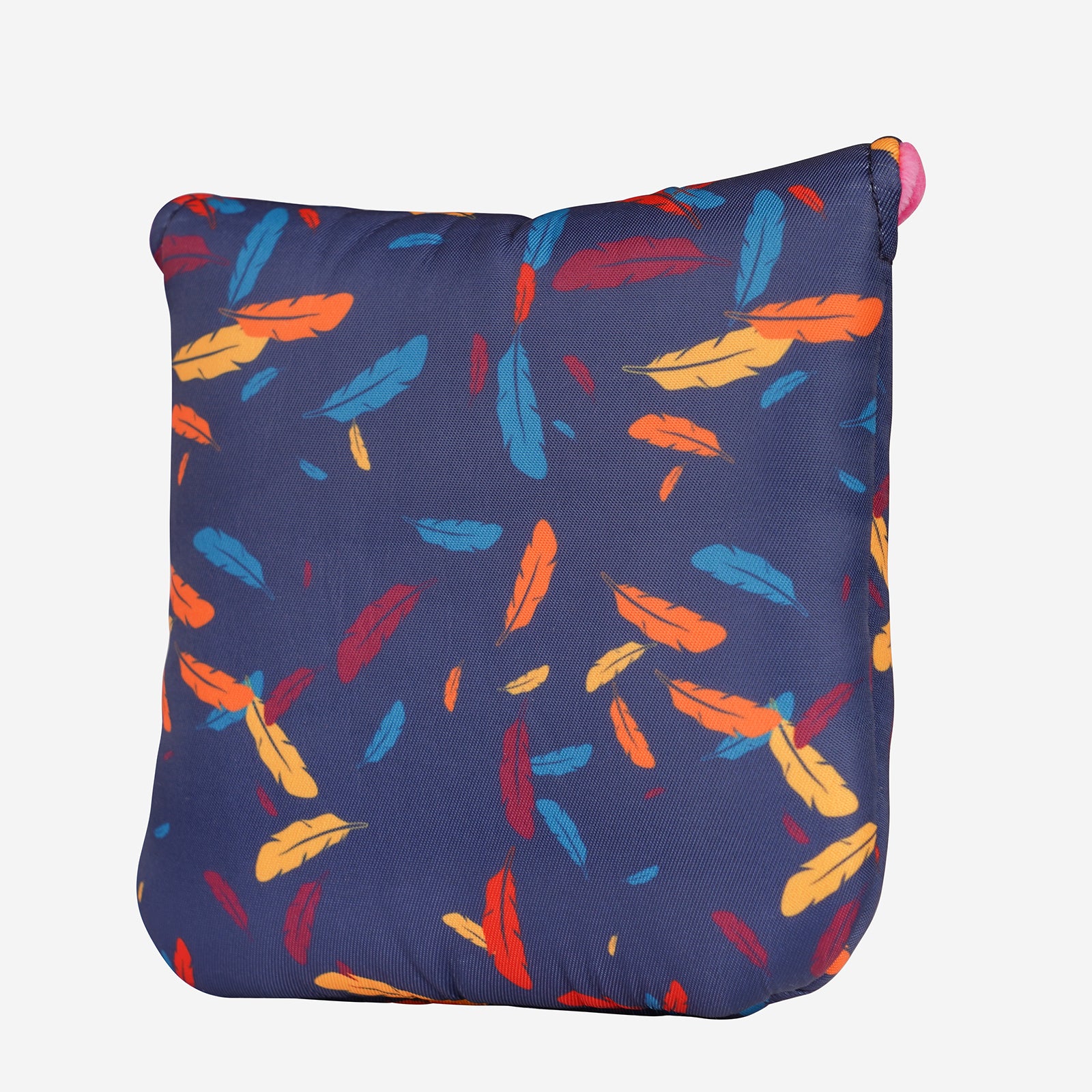 Dark Blue Feather Square Putter Cover