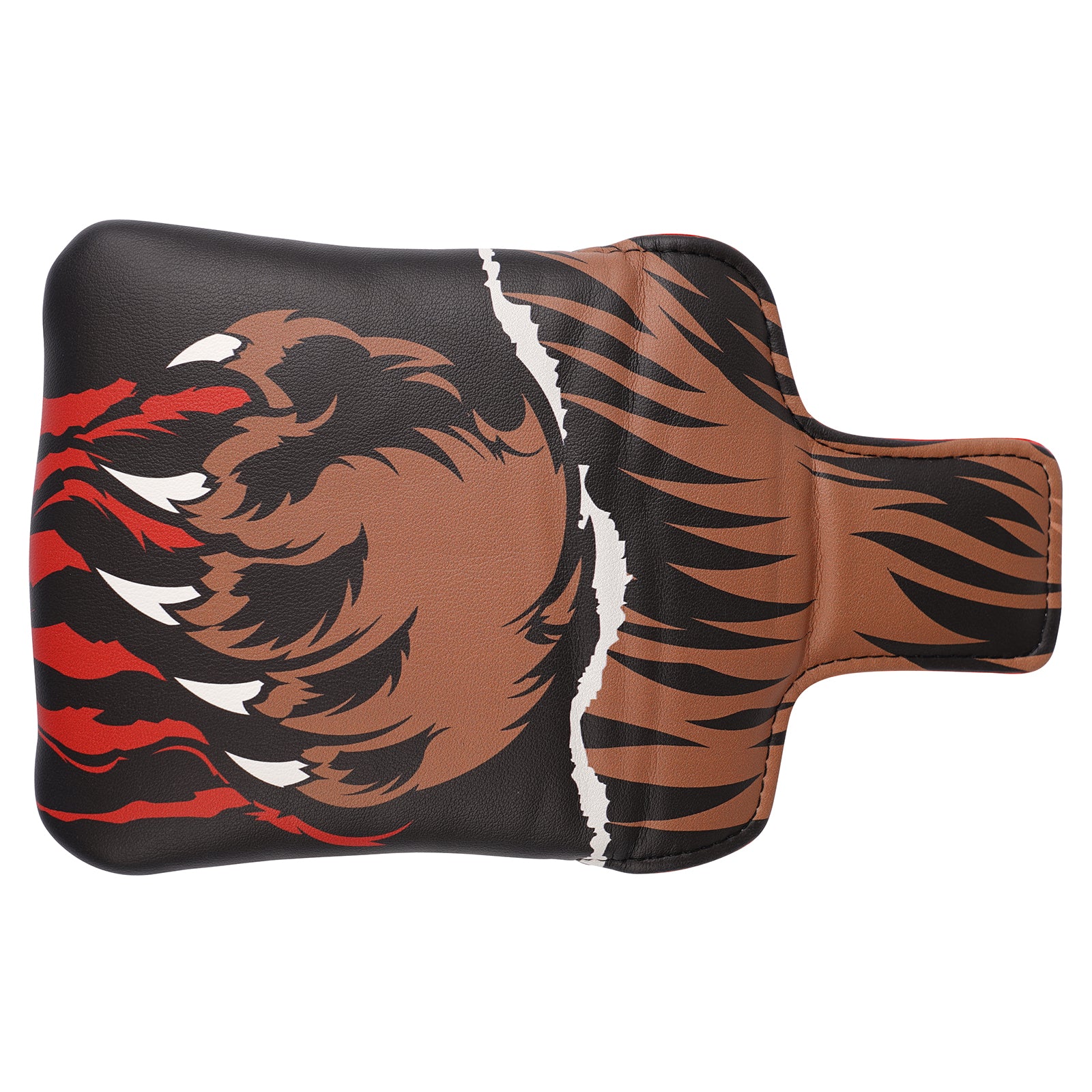 Dark Brown Bear Claw Square Head Cover