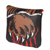 Dark Brown Bear Claw Square Head Cover