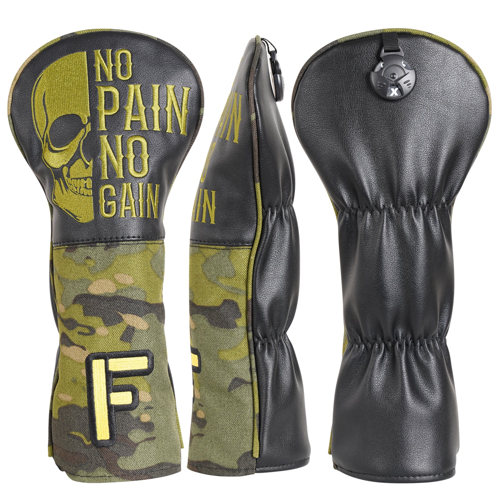 No Pain No Gain Golf Head Cover Set