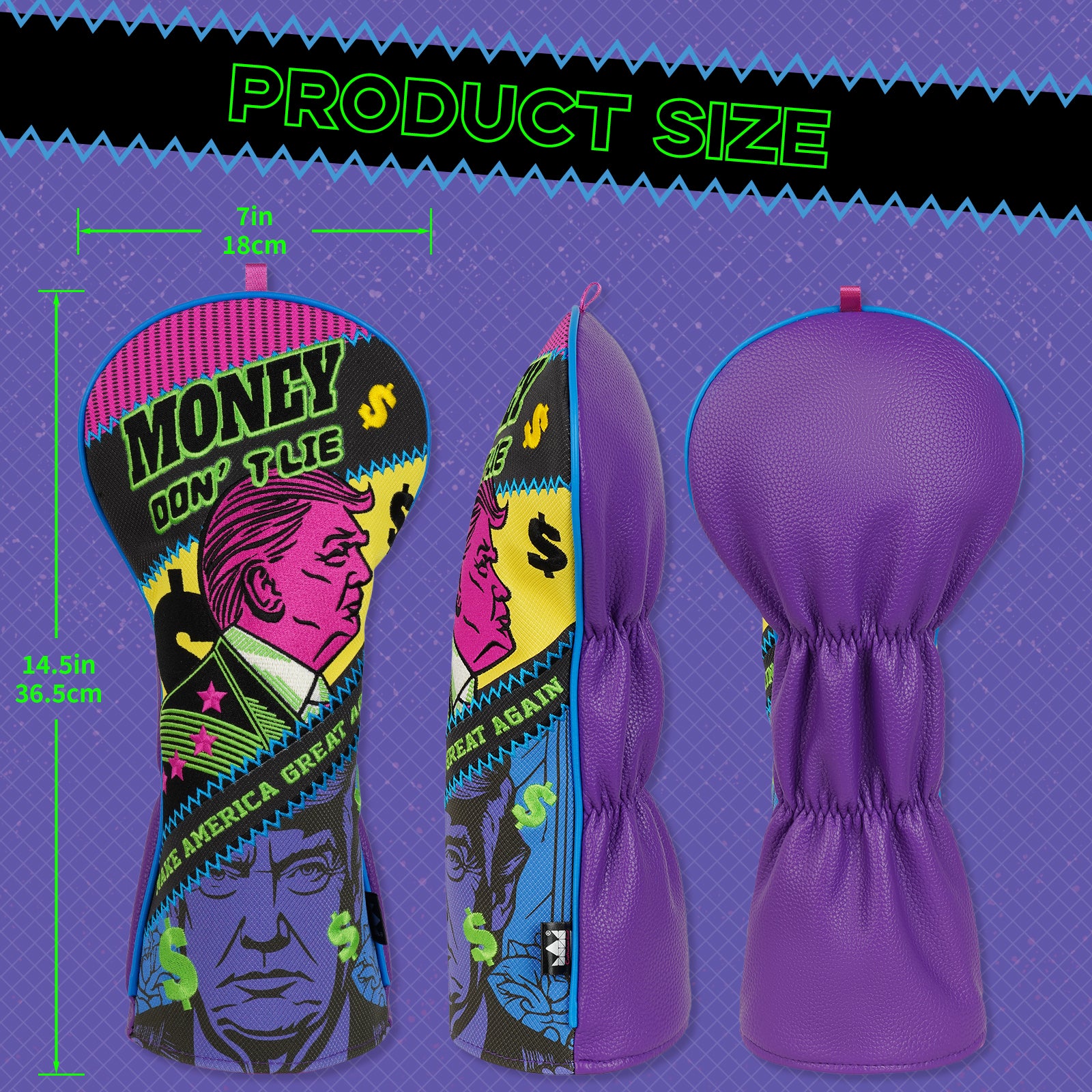 Money Don't Lie Driver Golf Headcover