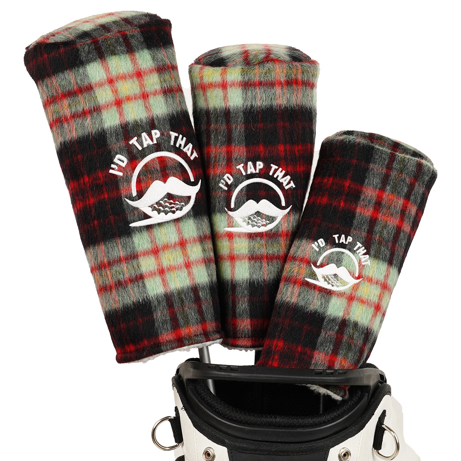 Scottish Plush Cylinder Wooden Head Cover Set