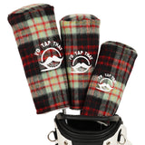 Scottish Plush Cylinder Wooden Head Cover Set