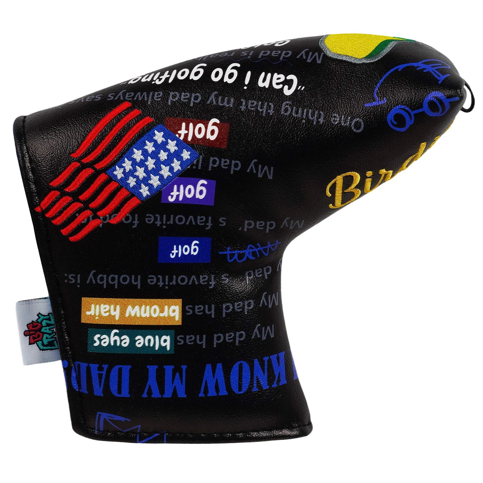 Dad loves Golfing Blade Putter Golf Head Cover