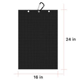 Personalized Golf Waffle Microfiber Tri-Fold Towel 16“ x 24” With Logo and Name