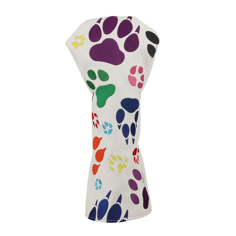 Colorful Bear Paw Golf Club Driver Head Cover