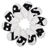 Large Number Leather Magnetic Iron Head Covers 10pcs