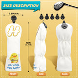 Alcohol You Later Golf Club Head Covers Set (Driver+Fariway+Hybrid)