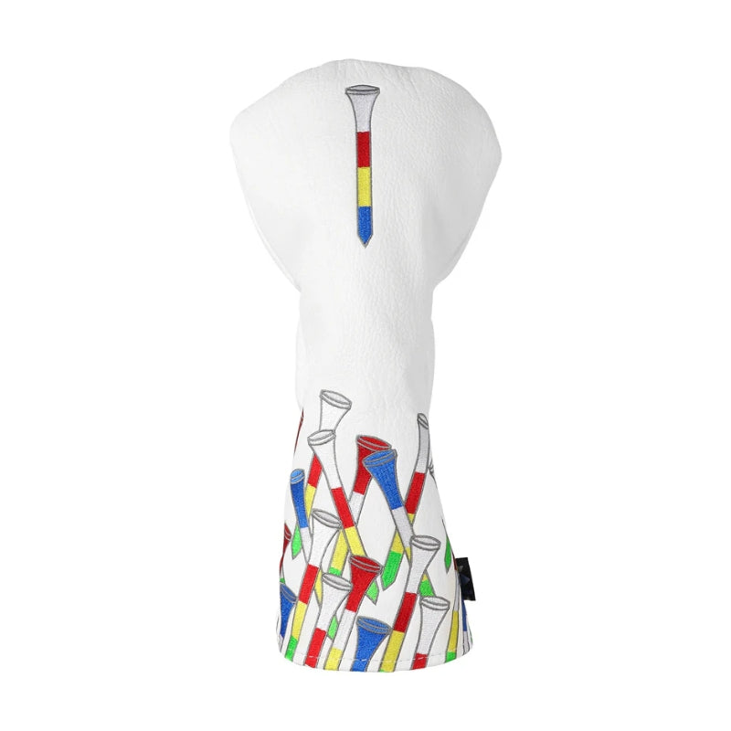 Colorful Golf Tees Golf Head Covers Set
