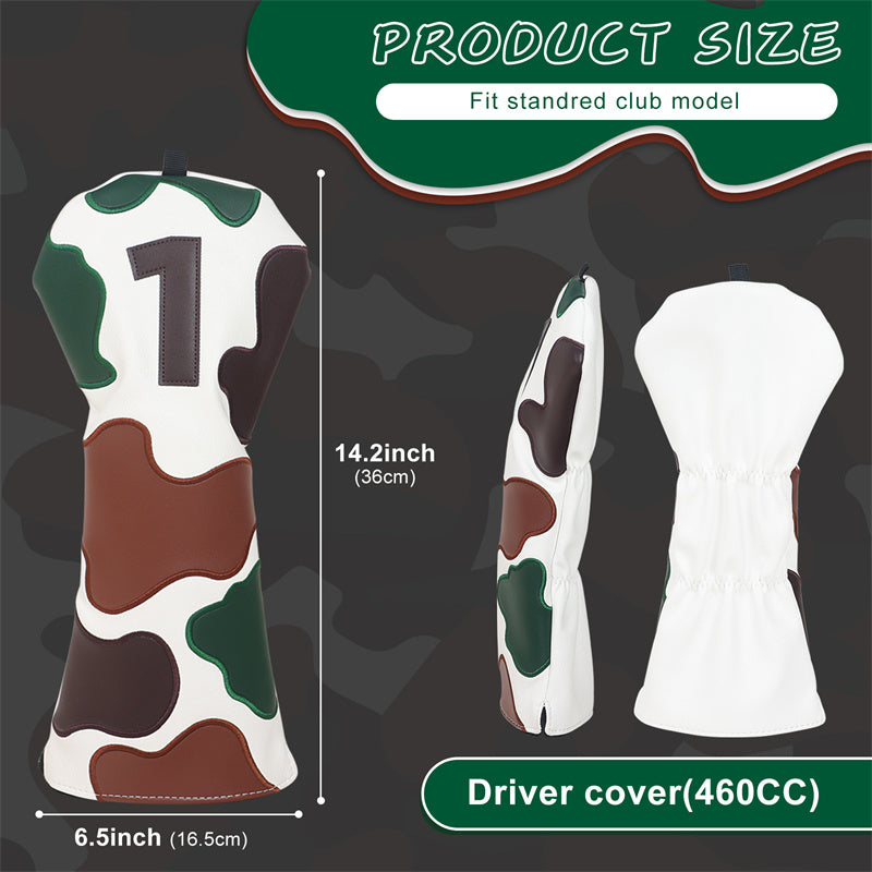 CAMO Golf Headcovers Set - Driver, Fairway wood, Hybrid/ Utility-CraftsmanGolf