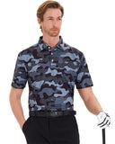 Camouflage Shorts Sleeve Polo Shirt-CraftsmanGolf