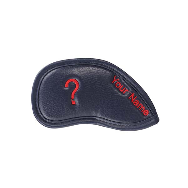 Custom Individual Leather Iron Headcover-CraftsmanGolf