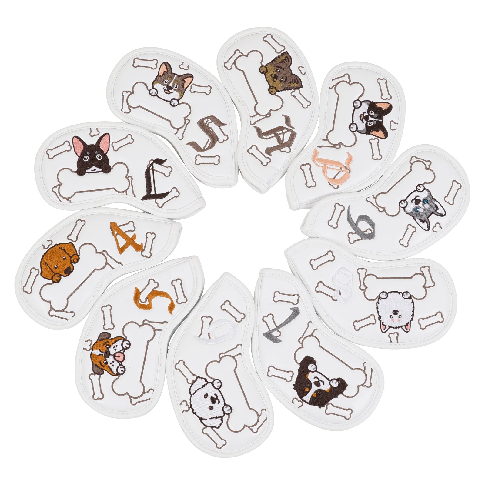 Dogs iron set 10PCS(4-9£¬P,A,S,L)