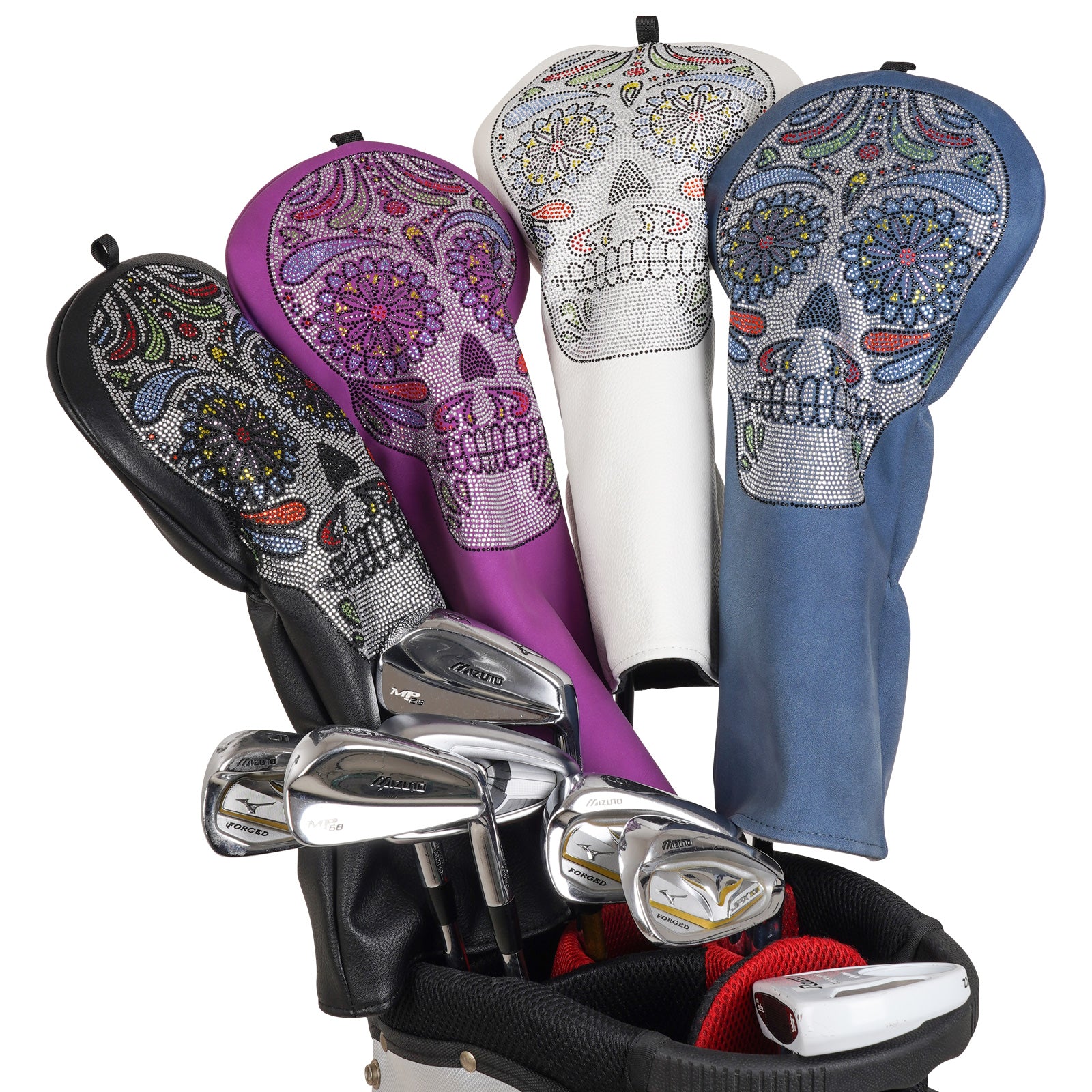 Beading Skull Driver Head Cover