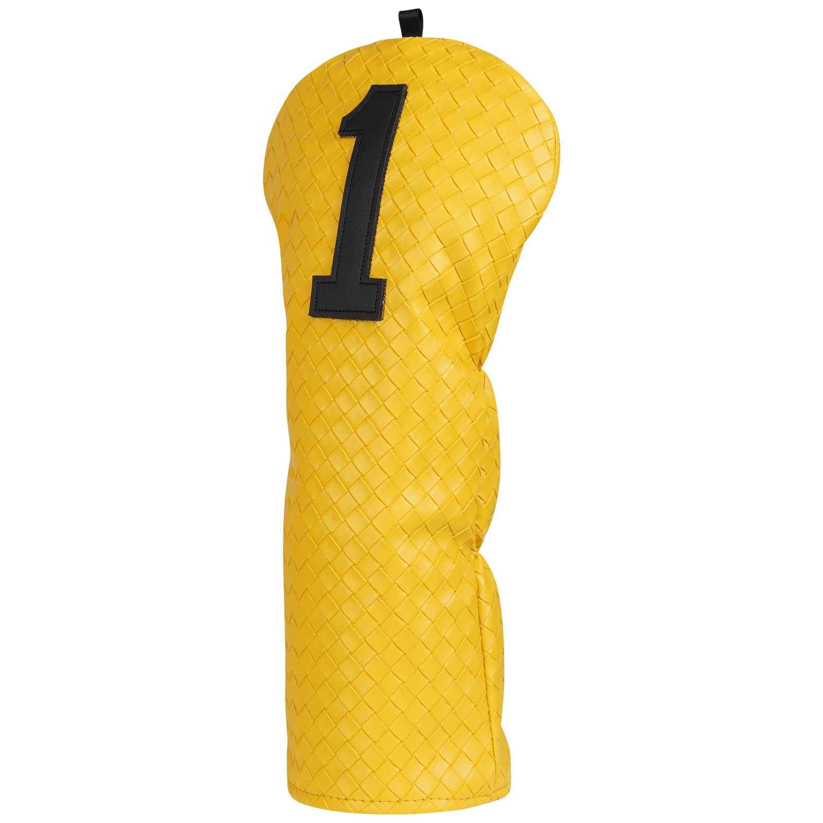 Yellow Woven Lines Driver Head Cover