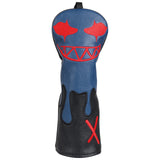 Black Red Eye Ghost Wood Head Cover Set
