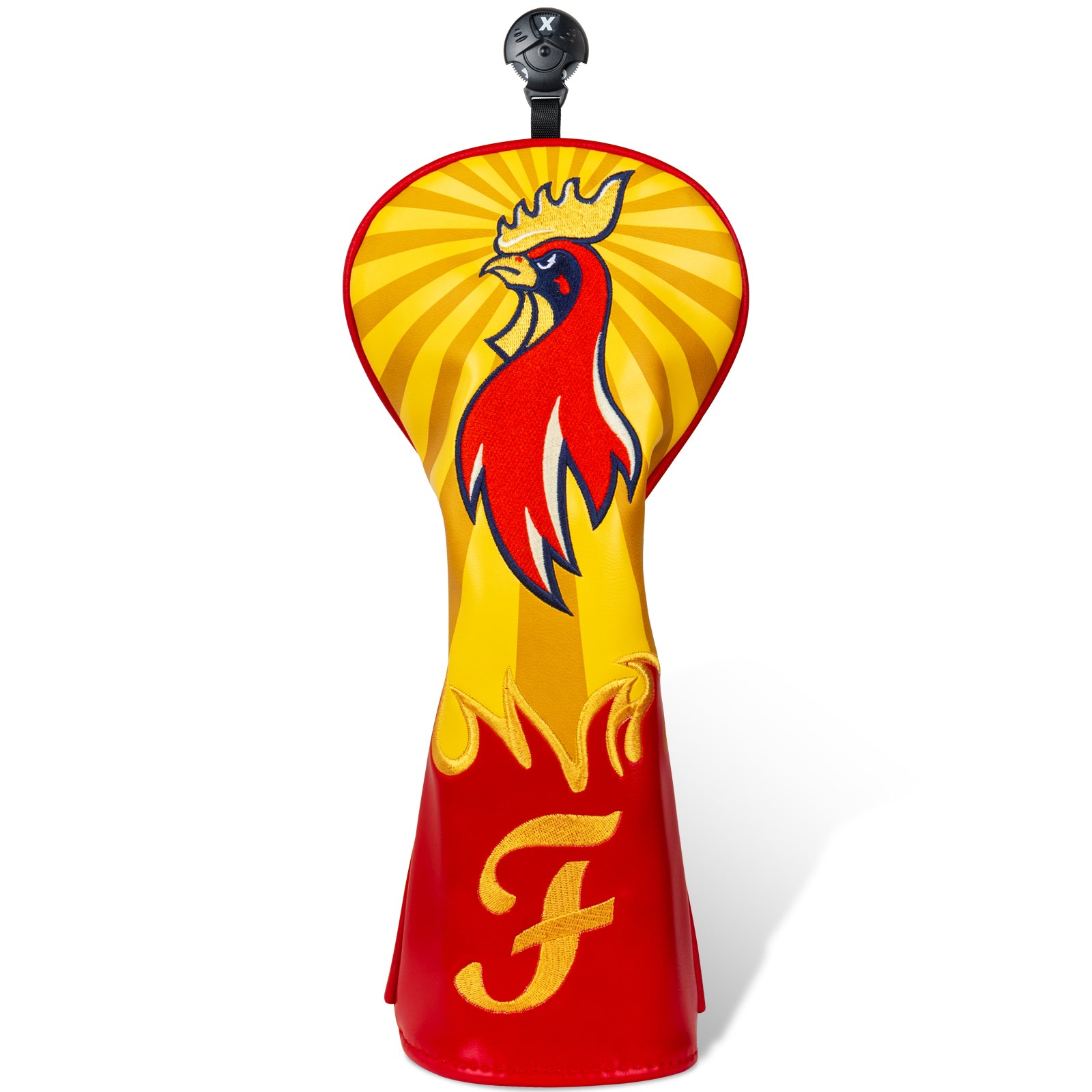 Yellow Rooster Head Cover Set