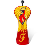 Yellow Rooster Head Cover Set