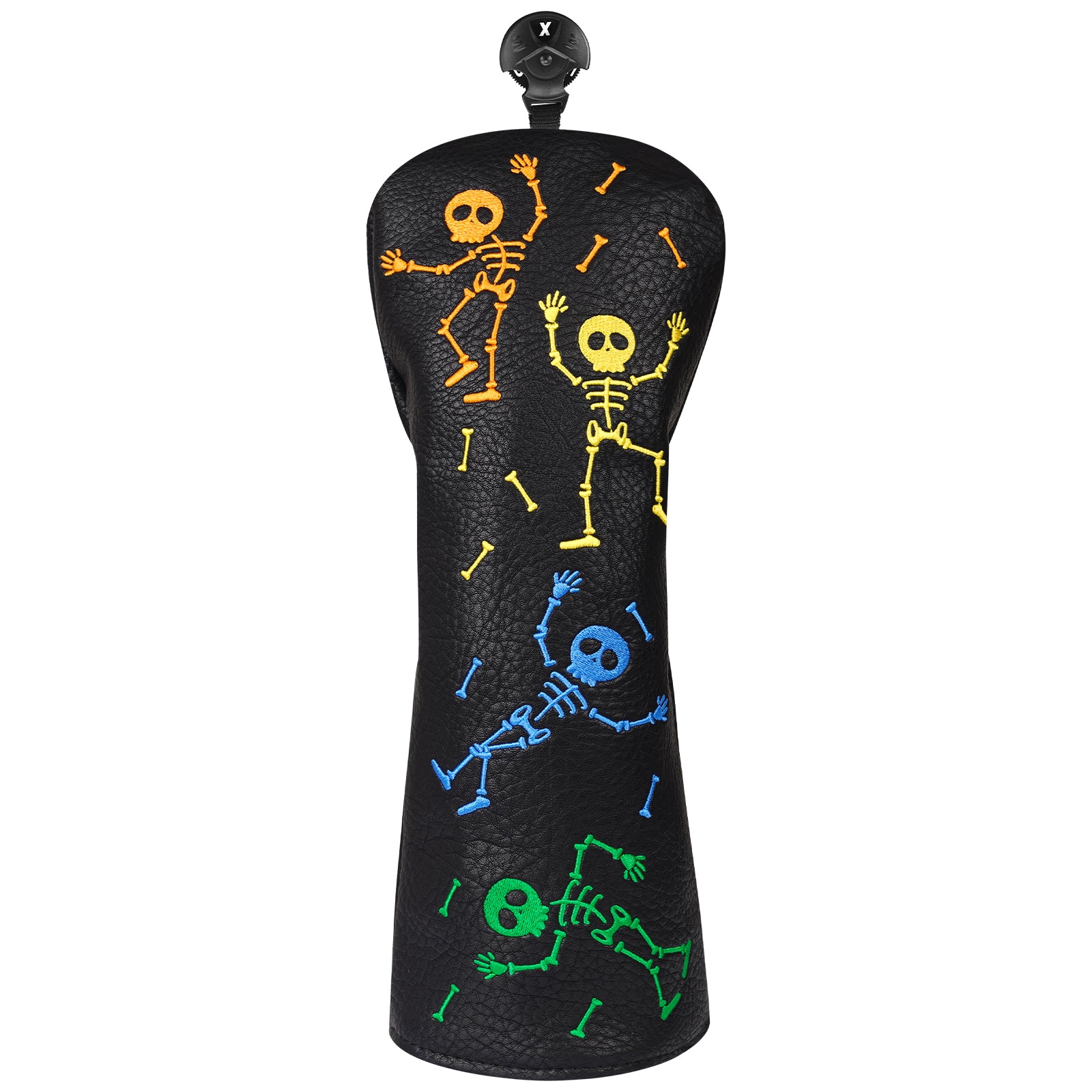 Dancing Skull Driver Putter Golf Head Cover Set