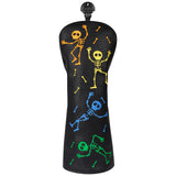 Dancing Skull Driver Putter Golf Head Cover Set