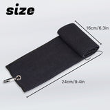 Personalized Golf Waffle Microfiber Tri-Fold Towel 16“ x 24” With Logo and Name