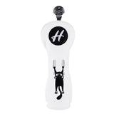 White Cat on the Wall Mallet Putter Driver Head Cover