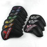 Colorful Embroidery Number Iron Headcover Set