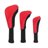 Plain Color Meshy Neoprene Golf Headcover 3pcs/Set