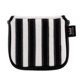 Black white Strips Single Ear Square Putter Head Cover