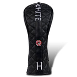 White Vortex Driver Head Cover Set