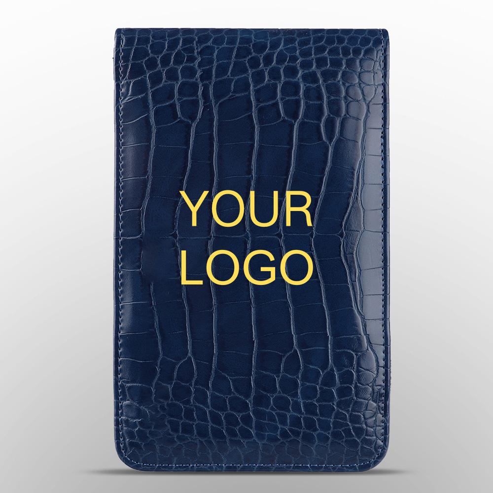 Custom Logo Crocodile Pattern Leather Scorecard Holder
