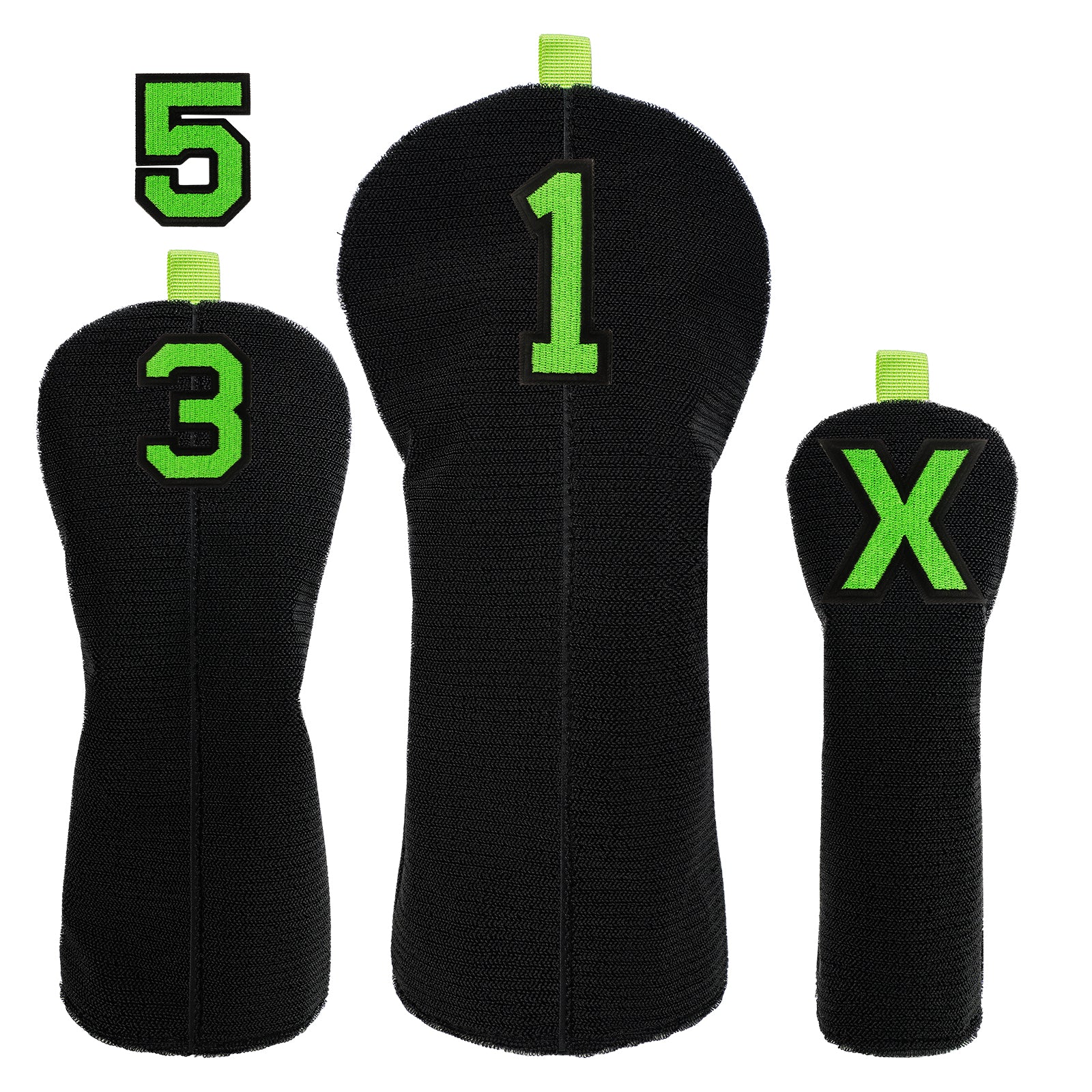 Hook-and-loop Embroidered Patches Driver Head Cover